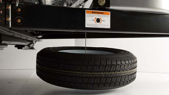 TAB 320 CS | Jantes en alliage et pneu de secours